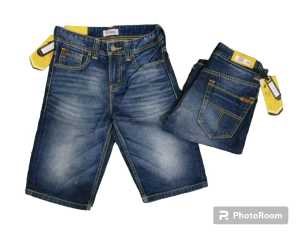Celana Jeans Pendek Pria Lois 0riginal Standar Reguler Jins Cowok Terbaru 2024 Denim Premium