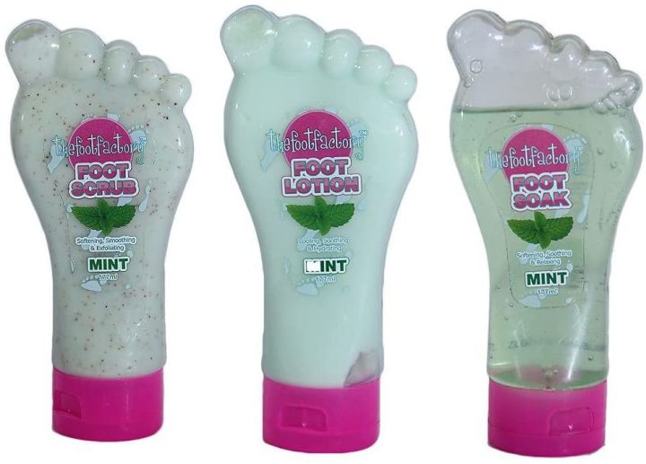 The Foot Factory Fußbad 'Mint' 180 Ml – Beruhigend, Entspannend Für Müde Füße, Mit Pfefferminz-Aroma