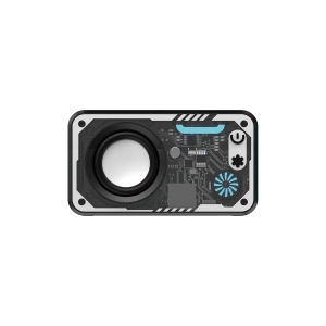 GOOJODOQ Wireless Bluetooth Speaker Jam Alarm With Smart Alarm Clock Portable Mini Salon Bluetooth Speaker Super Bass Stereo Music Box Speakers Hands-free Calling Mirror Screen Support FM TF