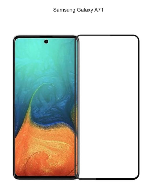 Tempered Glass Screen Protector Anti Gores for Samsung Galaxy A71