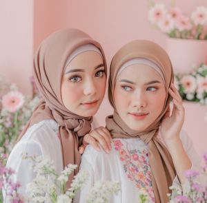 promo! jilbab segi empat bella square segi empat/kerudung bella square/hijab terbaru