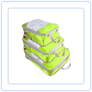 【Pure Care】 3 Pieces Packing Cubes Set Travel Luggage Packing Organizer Travel Compression Suitcase Bags