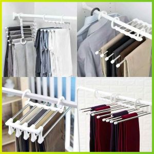 Laundry Non-Slip Drying Hanger Pants Organizer Space Saving Wardrobe Closet Storage Rack for Scarf Jeans Trousers Keimav