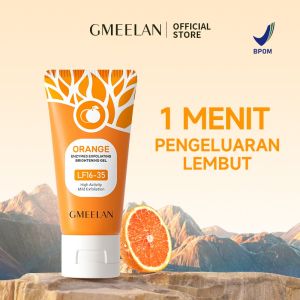READY GMEELAN [BPOM ORI] Orange Exfoliating Whitening Gel Meng angkat Sel Kulit Mati EXFOLIASI [gmeelan skincare]