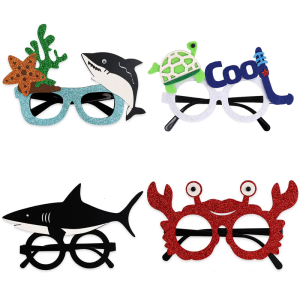 Cartoon Sea Animal Eyeglasses Ocean Animal Glasses Under Sea Themed Party Supplies Photo Booth PropsKids Adults