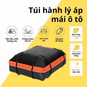 Túi Đựng Hành Lý Gắn Nóc Xe Ô Tô Chống Nước Chống Thấm Cốp Chứa Hành Lý Tiết Kiệm Không Gian Cho Xe Hơi