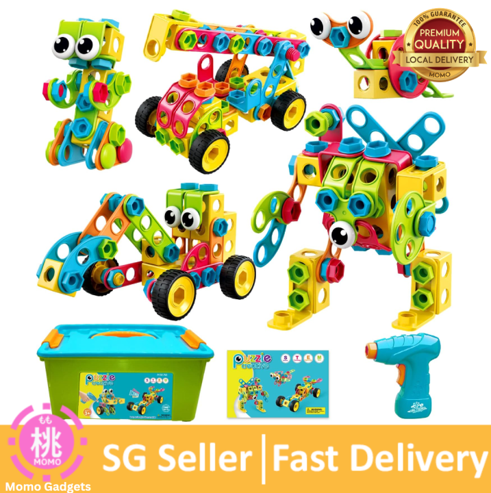 Nxone 195pcs Educational Stem Toys For Boys And Girls Ages 3