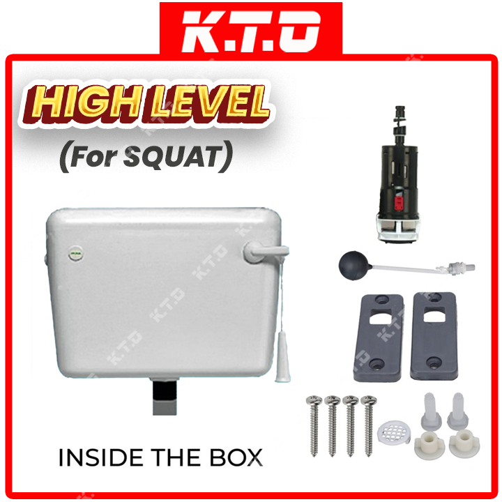 Vinyl Eco Plastic Toilet Water Tank Cistern Low High Level Tank Flush