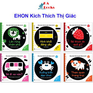 Sách - Bộ Ehon kích thích thị giác dành cho bé 0-3 tuổi (bìa cứng chống thấm nước)