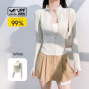 Superflower New sọc áo khoác chống nắng cho phụ nữ: Thoáng khí & Slimming-Eo áo khoác thể thao ngoài trời