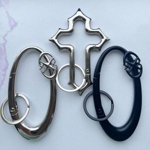 LYM Zinc Alloy Bag Charm Trinkets Keychain Cross Carabiner Keychain Camping Hiking Outdoor Climber Waist Pendant Accessories Gift