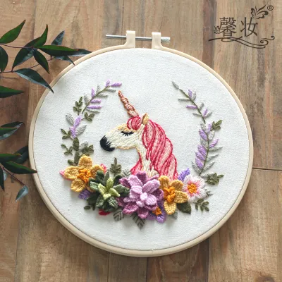 Embroidery Set/ Embroidery Kit Needlework for Beginner Cross Stitch DIY Starter Kit Set