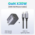 UGREEN 30W 20W GaN PD Type C Fast Charging Charger for iPhone 16 pro max 16 15 14 13 12 pro max SAMSUNG S25 ultra s24 ultra s23 S22 Huawei Xiaomi Realme. 