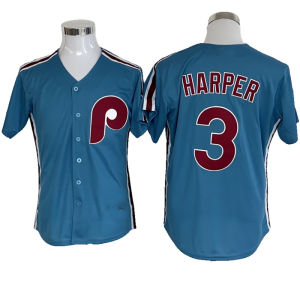 MLB Áo đấu   Áo bóng chày Philadelphia Phillies  3#Philadelphia Phillies  Áo khoác bóng chày thêu