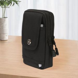 【Local Shipment】 7 นิ้วกลางแจ้ง Molle Fanny Pack Oxford Oxford Cloth โทรศัพท์กระเป๋าโทรศัพท์มือถือทนต่อการสึกหรอสำหรับการตั้งแคมป์กลางแจ้ง