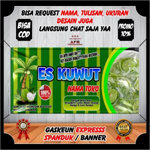 Spanduk Es Kuwut Banner Jualan Minuman Es Kuwut Viral Bener Spanduk Es Kuwut Banner Jualan Custom