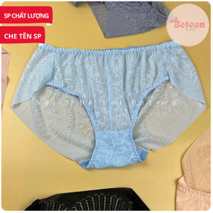 ComBo 5 Quần Lót Nữ Bigsize Phom To Lưng Cao Vải Ren Mềm Mại Thoáng Khí Co Giãn Tối Đa - Nội Y Đồ Lót : Beteen