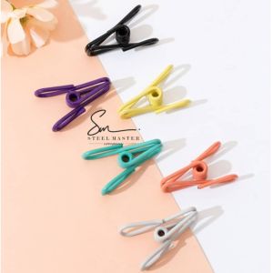 [12pcs 1Pack] Mini Color Multi-Purpose Clips/ Strong Windproof Clips/ Clothes Clips/ Penjepit Pakaian Anti Angin