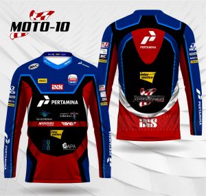Jersey mandalika racing team indonesia MotoGP 2022 jersey olahraga pakaian olahraga kaos olahraga lengan panjang 01