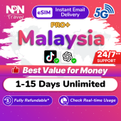Malaysia eSIM Pro+ 1-15Days Daily 500MB-3GB Unlimited Data | Instant Email Delivery | High Speed Malaysia Travel Data SIM Card