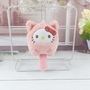 Bayar Di Tempat - Liontin Gantungan Tas / Sanrio Cat Series Plush Dolls / Gantungan Kunci Boneka