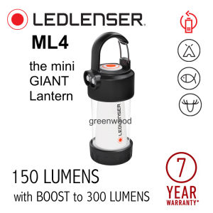 ML4 LEDLENSER RECHARGEABLE Lantern - 150 Lumens with BOOST to 300 Lumens White + Red Light Led Lenser lantern camping light