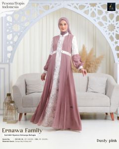 SARIMBIT ERNAWA DUSTY PINK TERBARU LUBI EDISI LEBARAN