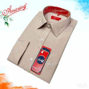 Áo sơ mi nam form rộng basic thời trang công sở Amazing màu sắc phong phú thân áo suông vạt bầu chất vải Bamboo