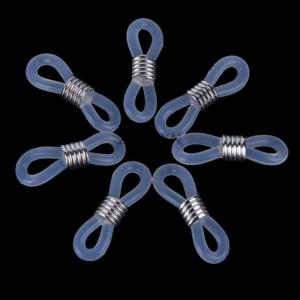 [COD] ZNPNXN 100Pcs Eye Glasses Spectacle Chain Strap Holder Rubber Loop Ends DIY Fashion