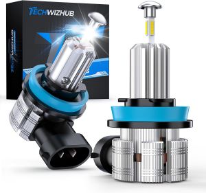 H 11 Fog Bulbs Upgrad 800% Bright 30000LM 6500K Cool White with Fan Light Bulbs IP68 Waterproof Plug and Play Pack of 2