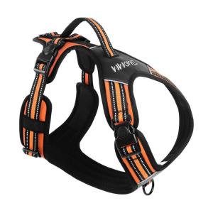 Comfortable Reflective Dog Chest and Shoulder Straps Ensure Safety for Dogs Cats During Training with Visibility