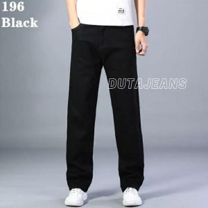 CELANA JINS PRIA PANJANG STANDAR JEANS REGULER BASIC BIRUMUDA BIRU LANGIT