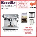 Breville BES920 The Dual Boiler Coffee Maker. 