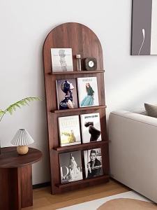 Book Shelfs Rack Storage Book Cabinet Book Shelf Rack Cabinet Bookcases & Shelving Bookshelf Rack Floor-standing newspaper rack simple Nordic-style wall-mounted rack