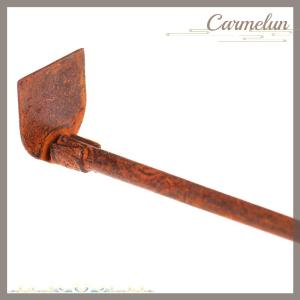 [Carmelun] 1:12 Dollhouse Miniature Gardening Tools Metal Shovels Pitchfork Furniture Set