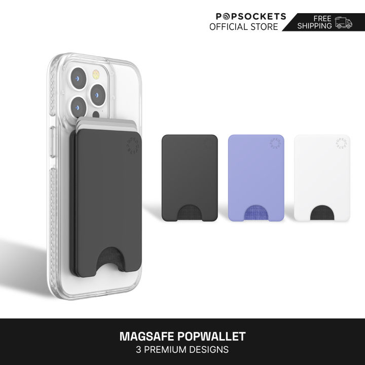 PopSockets PopWallet for MagSafe The Premium Phone Grip and