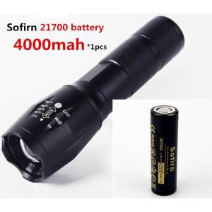 / [Light] Sofirn Zoomable Flashlight 21700 4000mah Battery 40a 3.7v 10c Rejected Lithium Discharge . ..