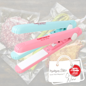 Mini Hand Heat Sealer Plastik Portable Sealing Machine 20W - GLS-002 - Pink