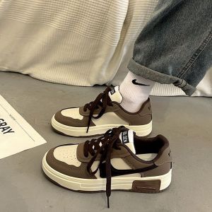 Internet celebrity explosion Hong Kong style platform sports shoes womens summer breathable versatile niche 2024 new niche design board shoes