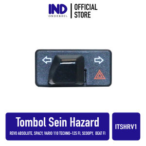 Tombol-Saklar-Switch 3 Fungsi Lampu Sein-Sen Hazard Revo Absolute & Spacy Karburator-FI & Scoopy Lama-FI & Vario 110 Techno Karbu-125 Techno F1 & Beat FI