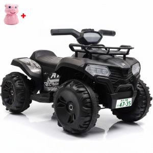 Kids ATV Electric Rechargeable Toy Car Ride on Off-Road Wheels for Beach Hills Mud Sand and Grass