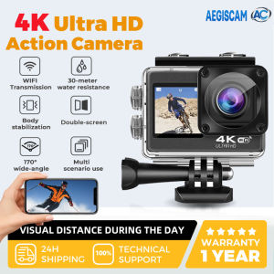 4K Ultra HD Camera Sports Action Outdoor Dual Screen WiFi Waterproof Camcorder For Vlogging Rides
