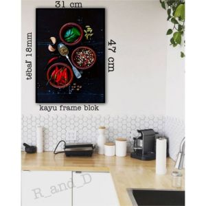 Hiasan Dinding Bumbu Dapur Ukuran Jumbo Hiasan Dinding Dapur Ukuran A3 Hiasan Dinding Gambar Bumbu Dekorasi Dinding Dapur Minimalis Pajangan dinding poster KAYU | Gambar bunga | cetak foto custom | reques foto RD110