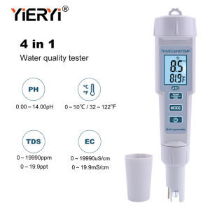 Máy Đo Chất Lượng Nước Nước Kỹ Thuật Số Thiết Bị Kiểm Tra Độ PH/TDS/EC/Nhiệt Độ Nước Dùng Cho Bể Bơi Nước Uống Bể Cá