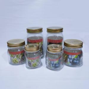 Essential 6-Piece Mason Glass Jar Set With Lids – 150Ml/250Ml/500Ml – Space-Saving Food Storage For Jams And Kitchen Essentials