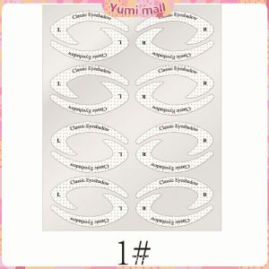 Yumi สติ๊กเกอร์อายแชโดว์ แม่แบบเขียนอายไลเนอร์ เปลือกตา Makeup Tools