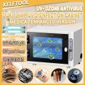 UV Ozone Sterilizer Cabinet Dual Mode Disinfection for Baby Bottles Salon Tools Toothbrushes Home Salon Use. 