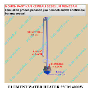 EWH254 ELEMENT / ELEMEN PEMANAS AIR / ELEMENT WATER HEATER 25CM 4000W