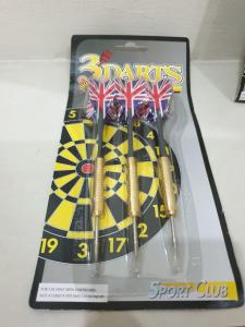 Sports in Style 3 Pcs. Dart Pin in a Pack Gold Black Color Set of 2s