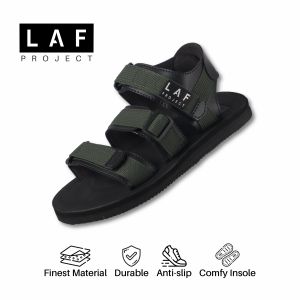 Sandal Gunung Pria Wanita Hiking Haji Umrah Casual Kasual Hijau Army Jack V1 LAF Project